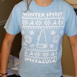 Light Blue Cheerleading T-shirt